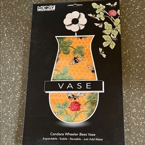 Candace Wheeler Bees Vase